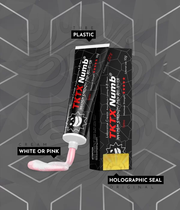 Crema TKTX Numb Negra 22% – 6 a 8 horas – Ideal para sesiones largas y zonas delicadas - Imagen 3