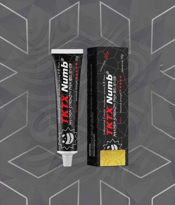 Crema TKTX Numb Negra 22% – 6 a 8 horas – Ideal para sesiones largas y zonas delicadas - Imagen 2