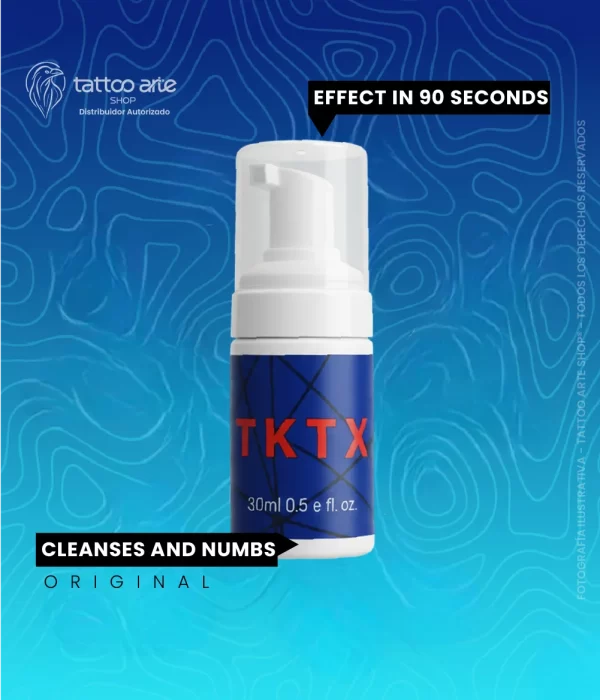 TKTX Espuma Anestésica 30 ml – Acción Rápida para Piel Abierta